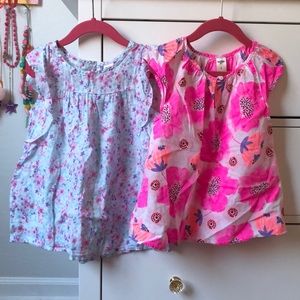 Set of two girls tops